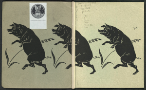 Contraportada del cuento de los tres cerditos